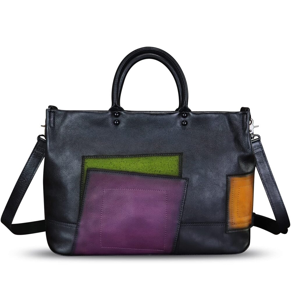 4233 Leather Satchel Leather Work Tote Bag Handbag Top Handle Bags Handmade